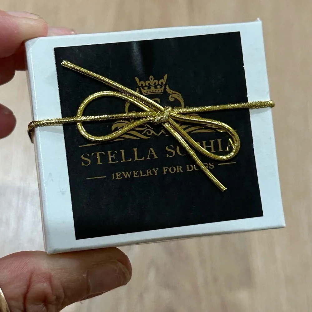 Stella Sophia Pink Star stone collar Pendant jewelry for dogs or cats